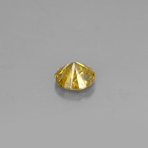 Diamante naturale giallo da 0,28 ct, taglio rotondo, VS-SI