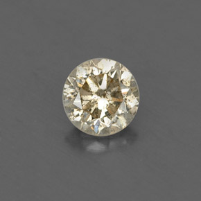 Diamante naturale giallo da 0,20 ct, taglio rotondo, VS-SI