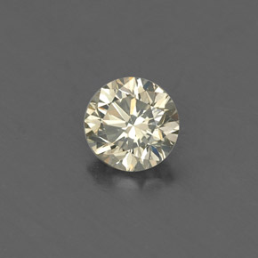 Diamante Color champagne naturale da 0.20 ct, Taglio rotondo, VVS-VS