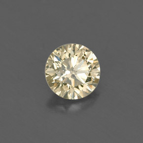 Diamante Color champagne naturale da 0.23 ct, Taglio rotondo, VS