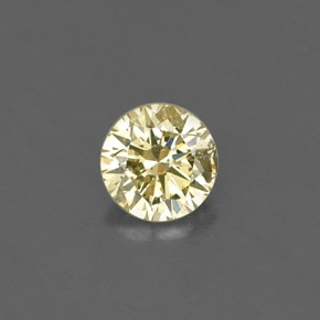 Diamante naturale giallo da 0,16 ct, taglio rotondo, VS-SI