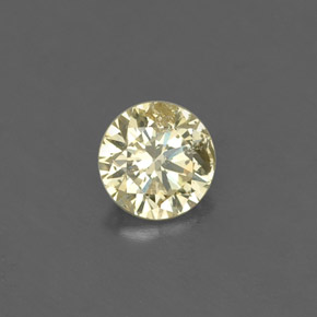 Diamante naturale giallo da 0,16 ct, taglio rotondo, VS-SI