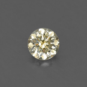 Diamante Elegante champagne naturale da 0.15 ct, Taglio rotondo, VS