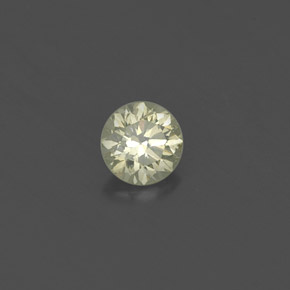 Diamante naturale giallo da 0,20 ct, taglio rotondo, VS