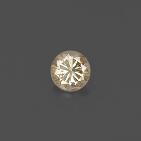 Diamante naturale giallo da 0,18 ct, taglio rotondo, VS