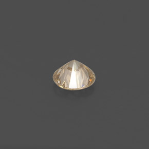 Diamante naturale giallo da 0,18 ct, taglio rotondo, VS
