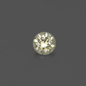 Diamante naturale giallo da 0,14 ct, taglio rotondo, VS