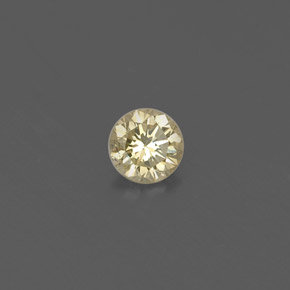 Diamante Elegante champagne naturale da 0.13 ct, Taglio rotondo, VS