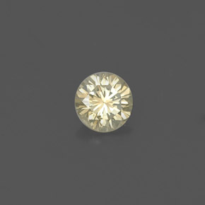 Diamante naturale giallo da 0,19 ct, taglio rotondo, VS