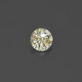 Diamante Color champagne naturale da 0.18 ct, Taglio rotondo, VS