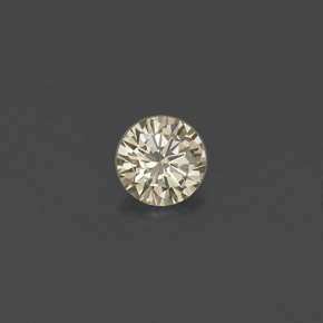 Diamante naturale giallo da 0,16 ct, taglio rotondo, VS