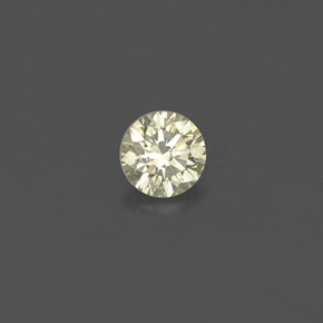Diamante naturale giallo da 0,15 ct, taglio rotondo, VS