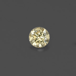 Diamante naturale giallo da 0,15 ct, taglio rotondo, VS