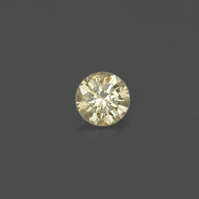 Diamante naturale giallo da 0,15 ct, taglio rotondo, VS