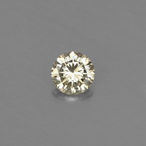 Diamante Color champagne naturale da 0.19 ct, Taglio rotondo, VS