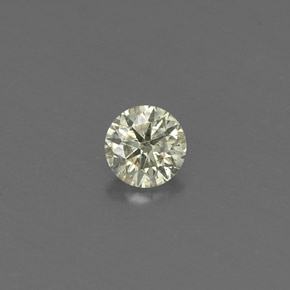 Diamante Color champagne naturale da 0.18 ct, Taglio rotondo, VS