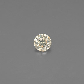 Diamante Color champagne naturale da 0.10 ct, Taglio rotondo, VS