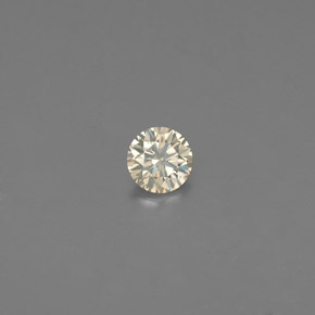 Diamante Color champagne naturale da 0.10 ct, Taglio rotondo, VS