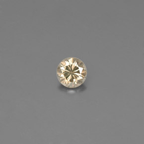Diamante naturale giallo da 0,10 ct, taglio rotondo, VS-SI