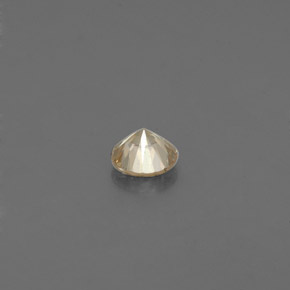 Diamante naturale giallo da 0,09 ct, taglio rotondo, VS