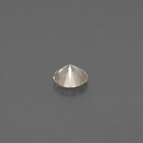 Diamante Color champagne naturale da 0.08 ct, Taglio rotondo, VS