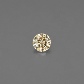 Diamante Color champagne naturale da 0.07 ct, Taglio rotondo, VS