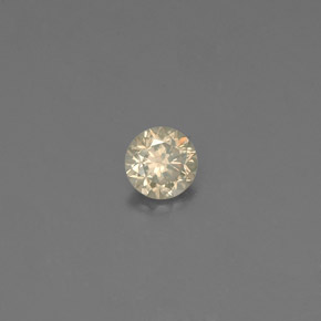 Diamante naturale giallo da 0,10 ct, taglio rotondo, VS