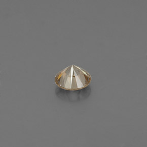 Diamante naturale marrone da 0,12 ct, taglio rotondo, VS