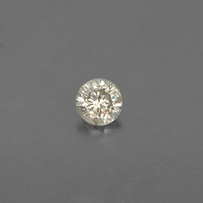 Diamante naturale giallo da 0,08 ct, taglio rotondo, VS