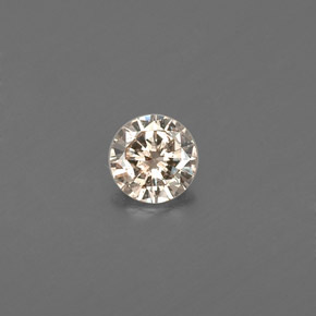 Diamante naturale giallo da 0,12 ct, taglio rotondo, VS