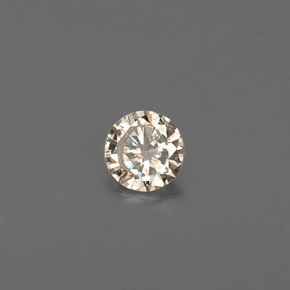 Diamante naturale giallo da 0,12 ct, taglio rotondo, VS