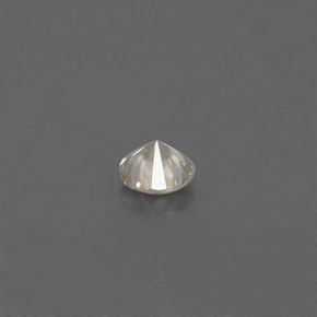 Diamante Color champagne naturale da 0.09 ct, Taglio rotondo, VS