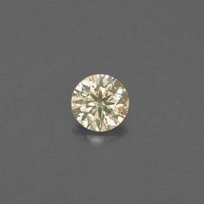 Diamante Color champagne naturale da 0.14 ct, Taglio rotondo, VS