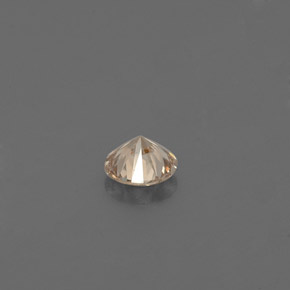Diamante naturale giallo da 0,09 ct, taglio rotondo, VS