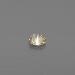 Diamante naturale giallo da 0,09 ct, taglio rotondo, VS