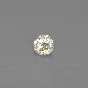 Diamante naturale giallo da 0,10 ct, taglio rotondo, VS