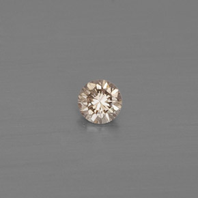 Diamante naturale giallo da 0,08 ct, taglio rotondo, VS