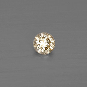 Diamante naturale giallo da 0,11 ct, taglio rotondo, VS