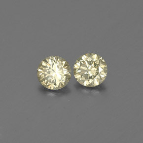 Diamante naturale giallo da  ct, taglio rotondo, VS