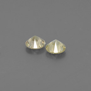Diamante naturale giallo da  ct, taglio rotondo, VS