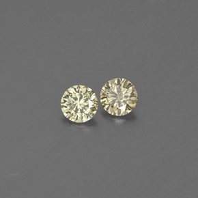 Diamante naturale giallo da  ct, taglio rotondo, VS