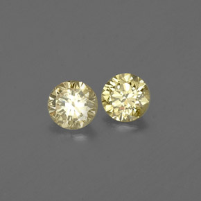 Diamante naturale giallo da  ct, taglio rotondo, VS