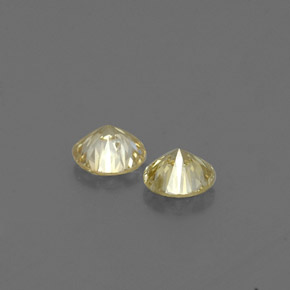Diamante naturale giallo da  ct, taglio rotondo, VS