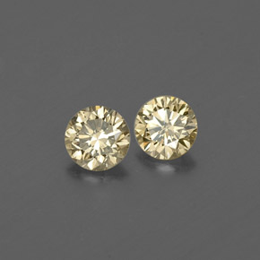 Diamante naturale giallo da  ct, taglio rotondo, VS