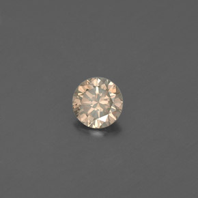 Diamante naturale giallo da 0,18 ct, taglio rotondo, VS