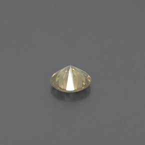 Diamante naturale giallo da 0,20 ct, taglio rotondo, VS