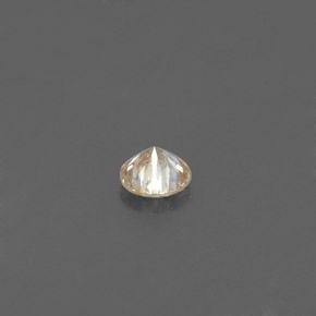 Diamante Color champagne naturale da 0.12 ct, Taglio rotondo, VS