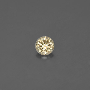 Diamante Color champagne naturale da 0.12 ct, Taglio rotondo, VS