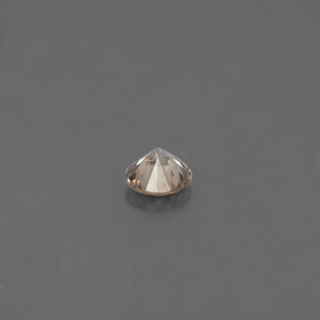 Diamante Color champagne naturale da 0.09 ct, Taglio rotondo, VS