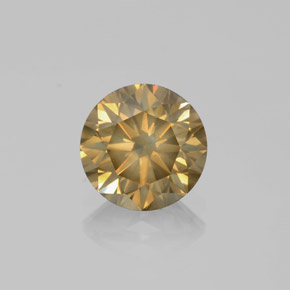 Diamante Elegante champagne naturale da 2.49 ct, Taglio rotondo, SI